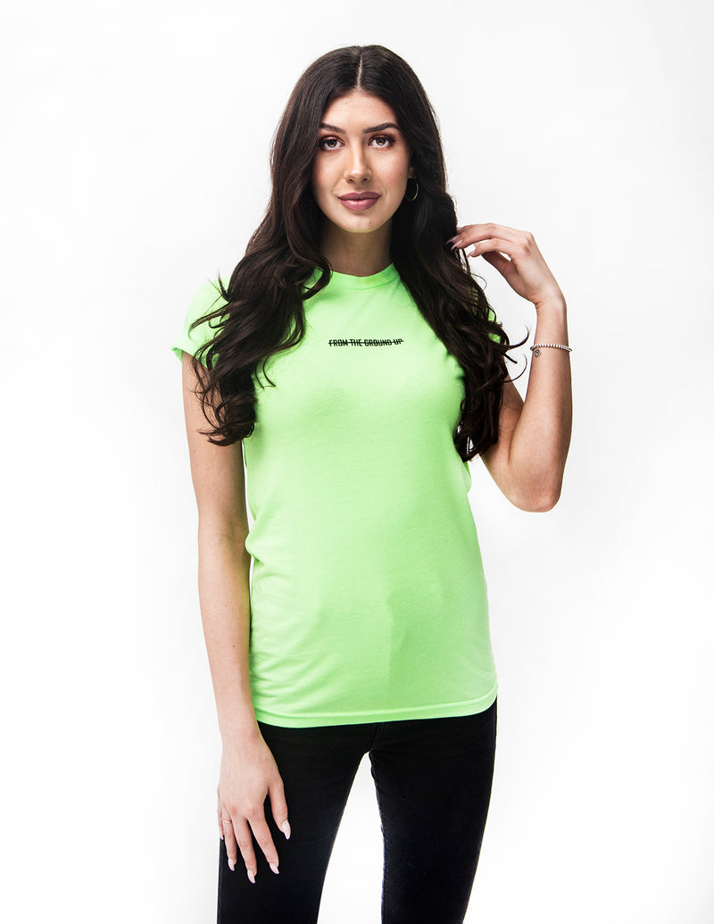 From The Ground Up Tee - Neon Green